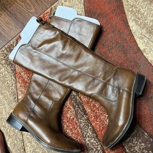 Aldo Brown Leather Boots